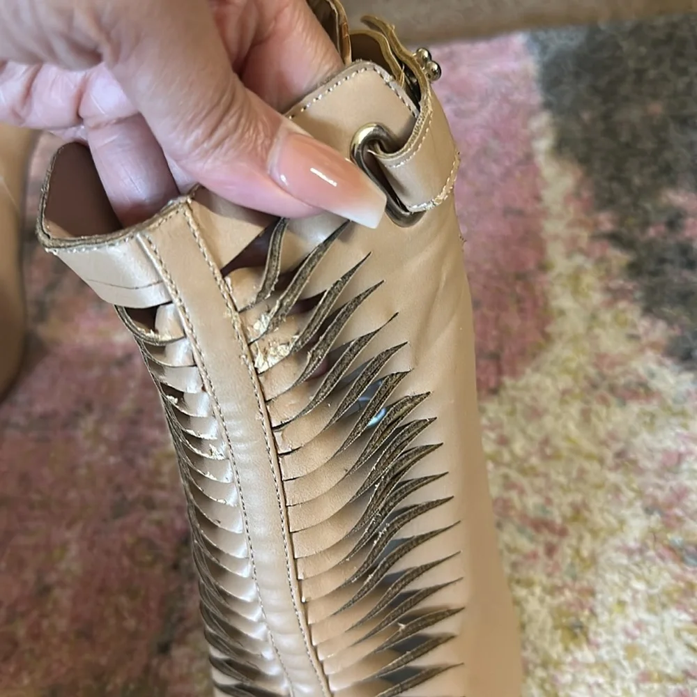 Beige Booties - Picture 3 of 3